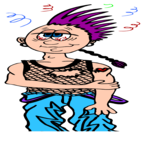 Punk Rocker 4 Clip Art