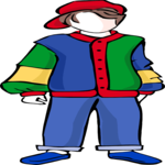 Boy Wearing Cap 3 Clip Art