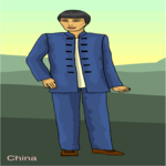 Chinese Man Clip Art