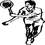 Tennis 17 Clip Art