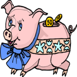 Piggy Bank 31 Clip Art