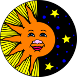 Sun 184 Clip Art