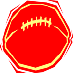 Football - Ball 07 Clip Art