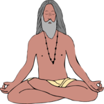 Worshipper - Lotus Position Clip Art