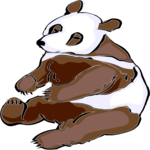 Panda 07 Clip Art