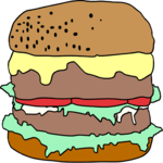 Hamburger 06 Clip Art