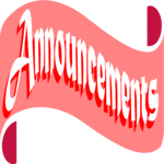 Announcements 1 Clip Art