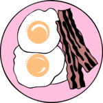 Eggs & Bacon 5 Clip Art