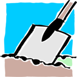 Shovel 01 Clip Art