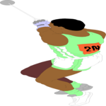 Hammer Throwing 1 Clip Art