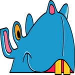 Hippo 01 Clip Art