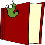 Bookworm 1 Clip Art