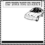 Auto Body Frame Clip Art