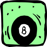 Billiards - 8 Ball 2 Clip Art