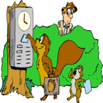 Clocking In Clip Art