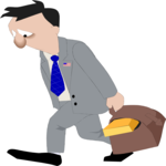 Salesperson - Unhappy Clip Art