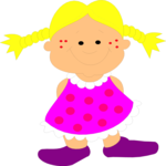 Happy Girl Clip Art