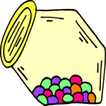 Candy Jar 2 Clip Art