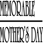 Memorable Mother's Day Clip Art