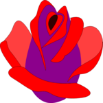 Rose Bud 3 Clip Art