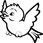 Snow Bird 4 Clip Art