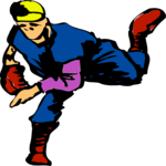 Baseball - Pitcher 2 Clip Art