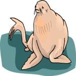 Seal 18 Clip Art