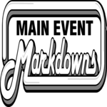 Main Event Markdowns Clip Art