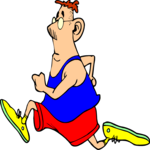 T & F - Runner 49 Clip Art