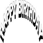 Happy Birthday 04 Clip Art