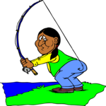 Hook Caught in Pants Clip Art