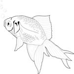 Goldfish 2 Clip Art