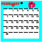 09 February - Mon Clip Art