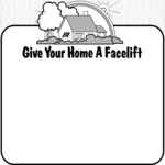 Home Facelift Frame Clip Art