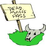 Dead Man's Pass Clip Art