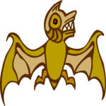 Bat 08 Clip Art