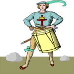 Field Drummer Clip Art