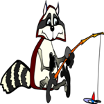 Raccoon 6 Clip Art