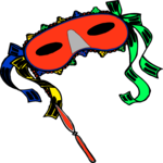 Mardi Gras Mask 1 Clip Art