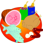 Meat & Fish 2 Clip Art