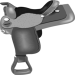 Saddle 1 Clip Art