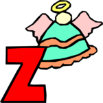 Angel Z Clip Art