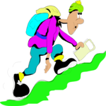 Backpacker 14 Clip Art