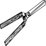 Clipping Shears 06 Clip Art