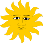 Sun 160 Clip Art