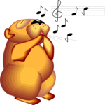 Gopher Whistling Clip Art