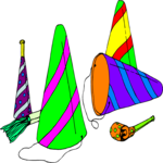 Party Hats 2 Clip Art