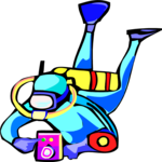 Scuba Diver 39 Clip Art