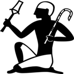 Man with Sceptre-Friend Clip Art