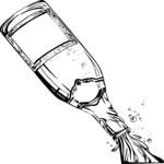 Champagne - Exploding 7 Clip Art